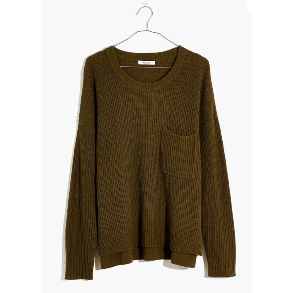 NEW MADEWELL Thompson Pocket Sweater